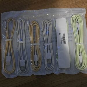 Multi-Color USB Charging Cable Set